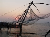 The Chinese fishing nets in Cochin.